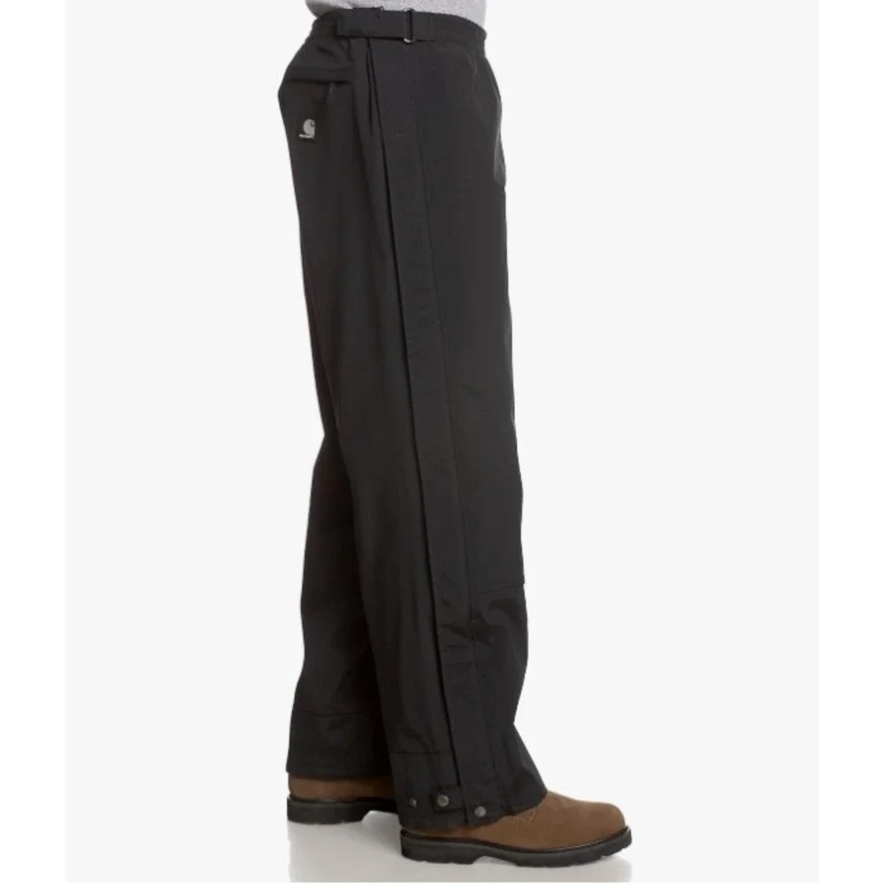 Carhartt Men Pants 2XL Shoreline Waterproof B216 Breathable Black Breathable